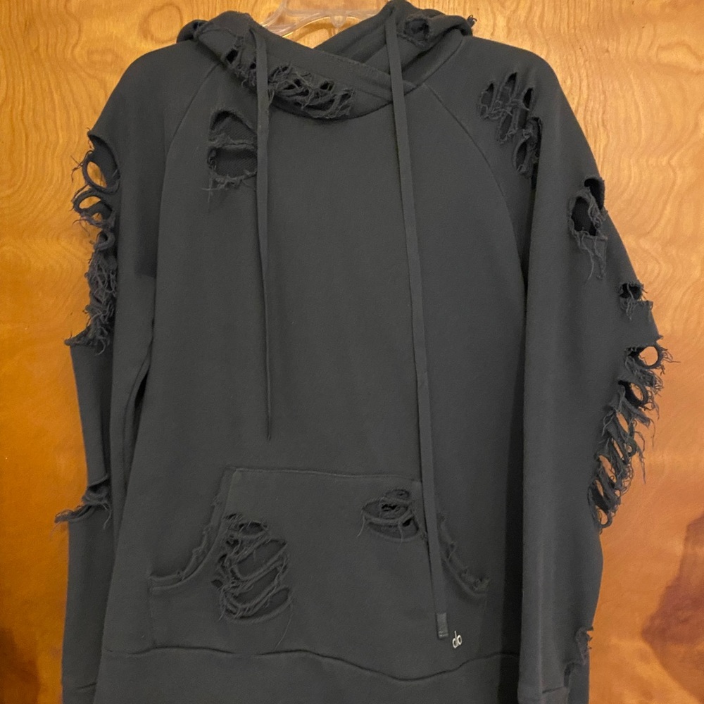 ALO Yoga Ripped Hoodie